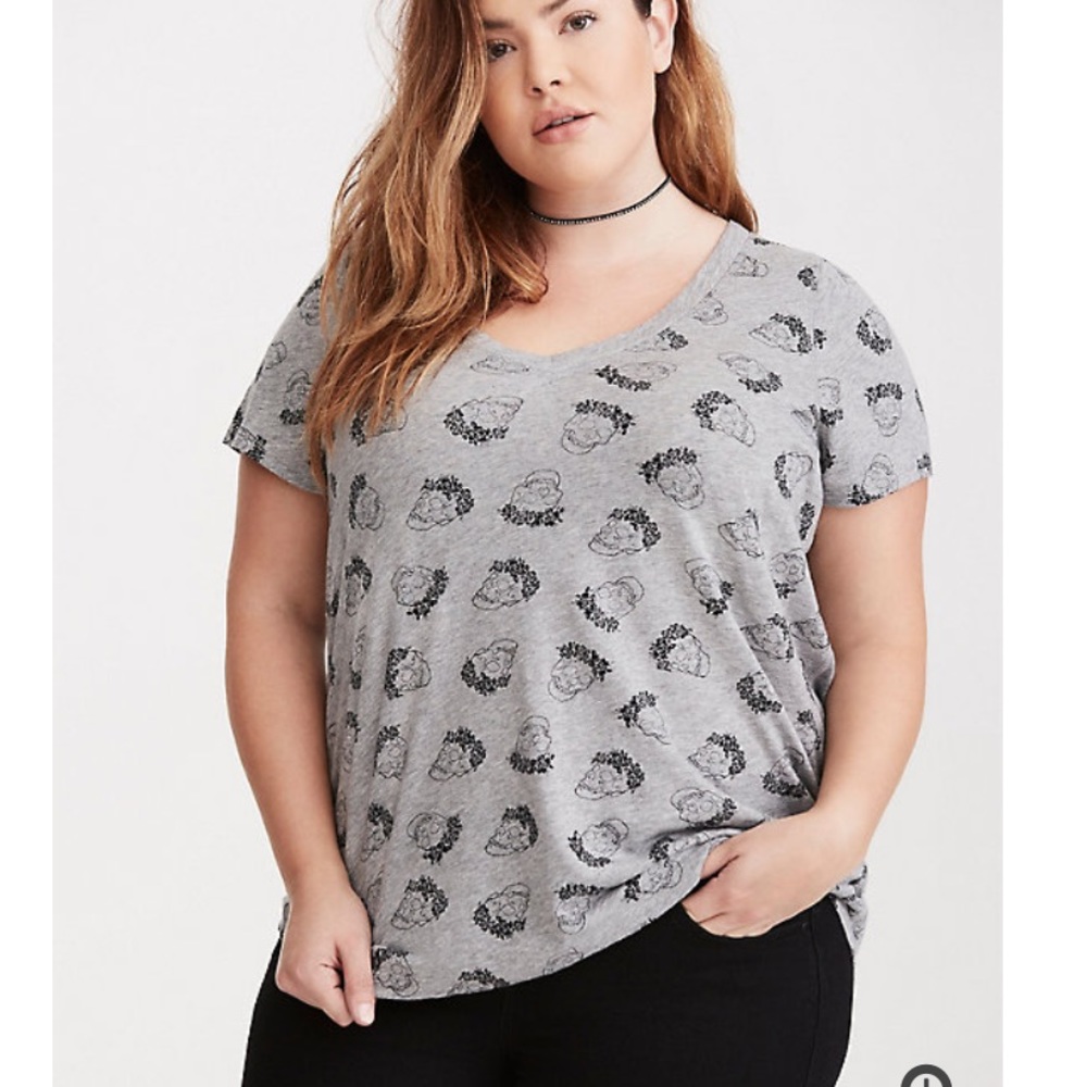 Flower Crown Skull Pocket Tee